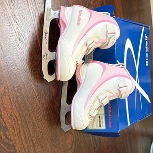 Riedel Kids Pink and White Skates